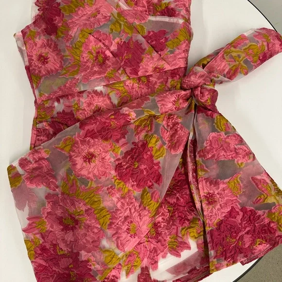 NWT floral Reverse Bradley Mini Dress - Picture 3 of 8
